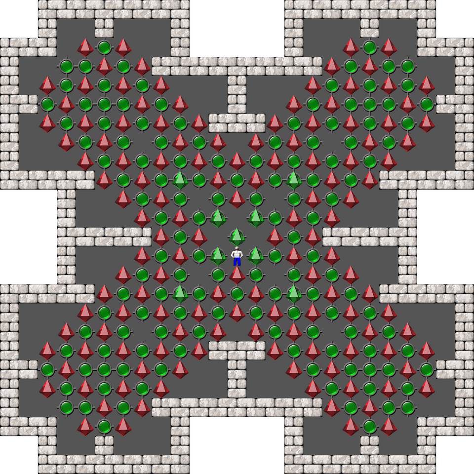 Sokoban Sasquatch 07 Arranged level 73